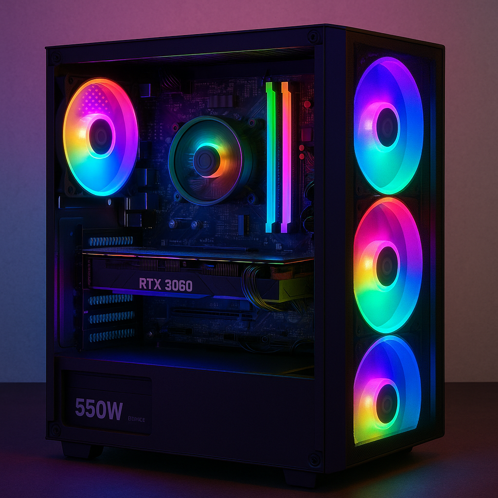 “NextGenPC: RTX 3060 Creator & Streaming Beast 🏆 High FPS / Pro Build”