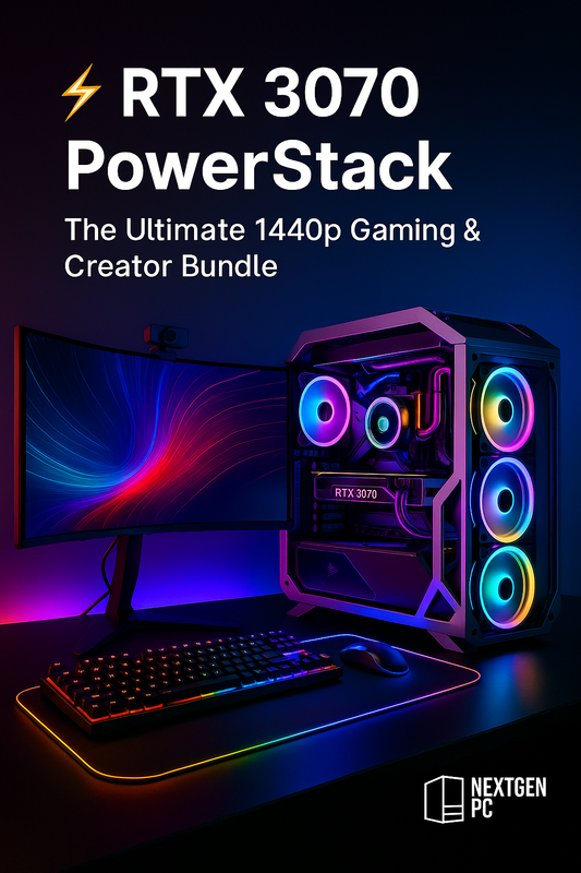⚡️“RTX 3070 PowerStack: The Ultimate 1440p Gaming & Creator Bundle”