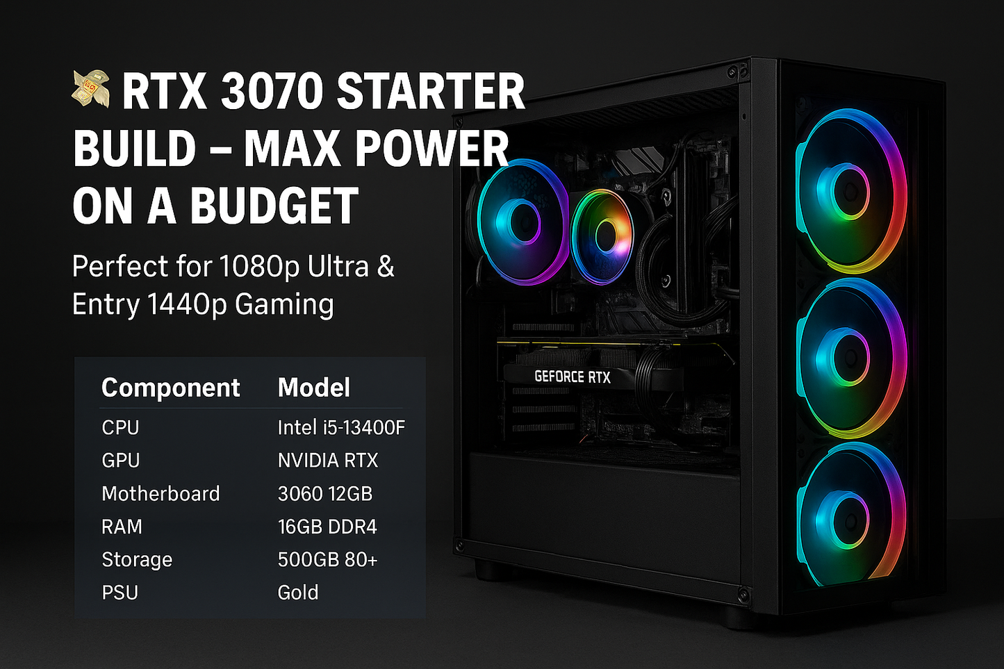 “RTX 3070 Starter Build – Max Power on a Budget”